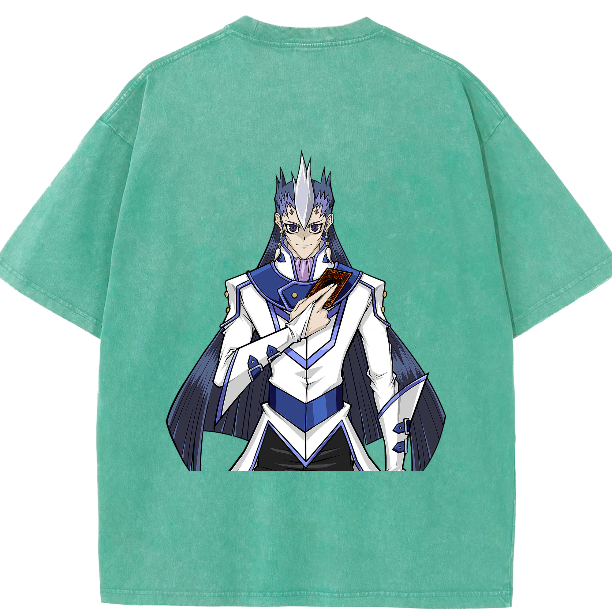 （画像用） 遊☆戯☆王 Yu-Gi-Oh! 綿100% ヴィンテージ風 半袖Tシャツ（背面プリント）